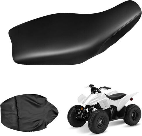 غطاء مقعد بديل لسيارة Honda TRX250 Recon Fourtrax 1997-2017، بديل غطاء مقعد جلدي عالي التحمل، أسود in Kuwait
