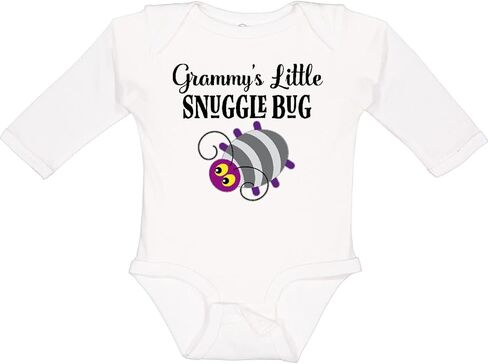ملابس زاحفة بأكمام طويلة من Inktastic Grammy Little Snuggle Bug in Kuwait