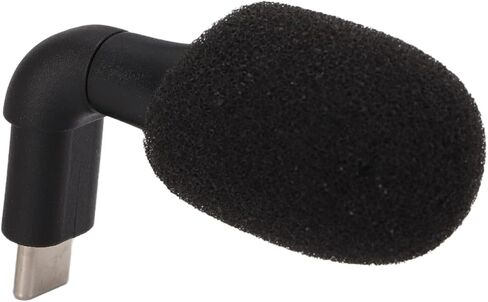 Dioche Type C Microphone Type C Plug Smartphone Video Mini Microphone - Omnidirectional High Sensitivity Mic for Voice Chat & Recording - Portable Design, Plug and Play, 360° Sound in Saudi Arabia