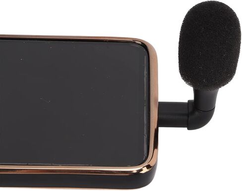 Dioche Type C Microphone Type C Plug Smartphone Video Mini Microphone - Omnidirectional High Sensitivity Mic for Voice Chat & Recording - Portable Design, Plug and Play, 360° Sound in Saudi Arabia