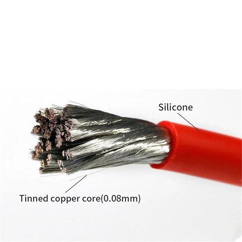 1pc Silicone Wire Cable 1-14 AWG for Electrical Equipment and Electronic Wiring(20m 13awg) in Saudi Arabia