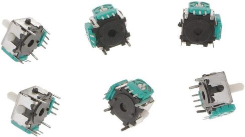 6X Metal and Plastic Controller 3D Analog Joystick Stick Rocker Switch Replacement for Nintendo Game Cube in Saudi Arabia