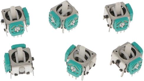 6X Metal and Plastic Controller 3D Analog Joystick Stick Rocker Switch Replacement for Nintendo Game Cube in Saudi Arabia