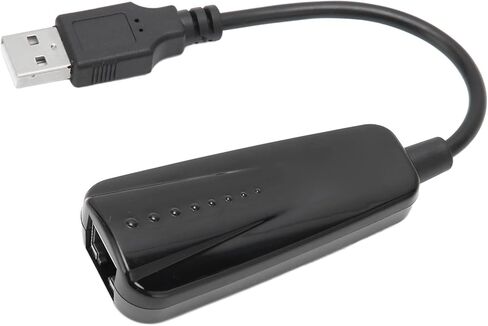 محول USB إلى إيثرنت، محول شبكة LAN قابل للتوصيل USB 2.0 إلى 10/100 ميجابت في الثانية USB إلى RJ45 LAN Gigabit Ethernet لأجهزة Ultrabooks وأجهزة الكمبيوتر المحمولة والأجهزة اللوحية والمزيد in Kuwait