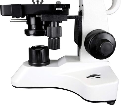 VIsion Scientific VME0006-100-RC-P1 Monocular Compound Microscope, 40x-1000x Magnification, LED, Mechanical Stage, Rechargeable Battery, Microscope Book, 25 Prepared Slides Variety Set in Saudi Arabia