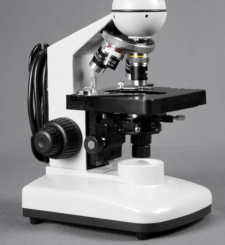 Vision Scientific VME0015-CXM-100-LD-P1 مجهر مركب أحادي العين، 10x WF و20x WF، تكبير 40x-2000x، إضاءة LED، تركيز خشن محوري ودقيق، مكثف NA Abbe 1.25 in Saudi Arabia