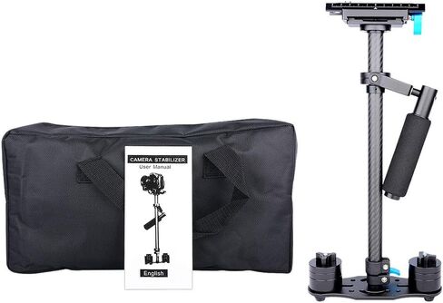 مثبت محمول من ألياف الكربون S60T مع لوحة لكاميرات DSLR (أسود) in Saudi Arabia