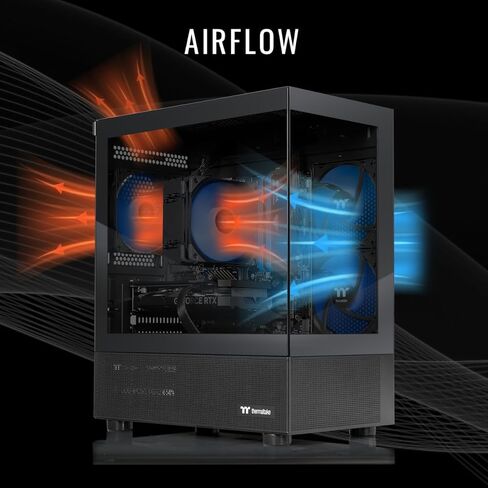 كمبيوتر سطح المكتب للألعاب Thermaltake LCGS View i1460T-170 (Intel Core™ i5-14400F، ToughRam 32GB DDR5 6000MT/s RGB Memory، NVIDIA GeForce® RTX 5060 Ti 8G، 1 تيرابايت NVMe M.2، WiFi، Windows 11) V17B-B760-56T-LCS in Saudi Arabia