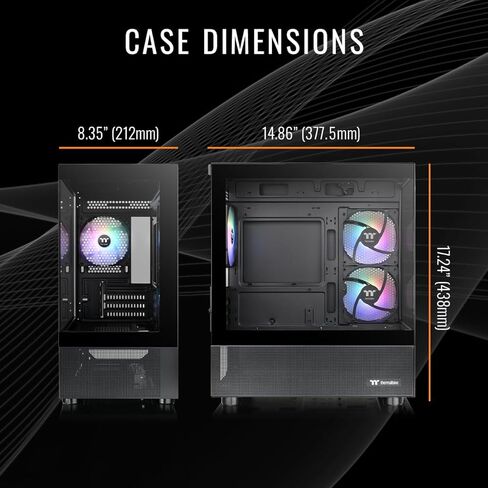 كمبيوتر سطح المكتب للألعاب Thermaltake LCGS View i1460T-170 (Intel Core™ i5-14400F، ToughRam 32GB DDR5 6000MT/s RGB Memory، NVIDIA GeForce® RTX 5060 Ti 8G، 1 تيرابايت NVMe M.2، WiFi، Windows 11) V17B-B760-56T-LCS in Saudi Arabia