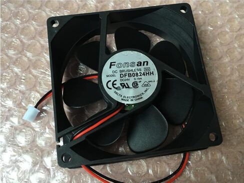 DFB0824HH 80x80x25mm 24V 0.18A 4.32W 2-Wire Cooling Fan in Saudi Arabia
