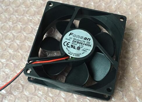 DFB0824HH 80x80x25mm 24V 0.18A 4.32W 2-Wire Cooling Fan in Saudi Arabia