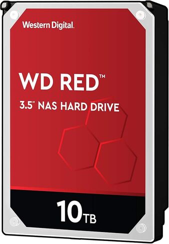 محرك الأقراص الصلبة NAS HDD من Western Digital Networking، البيع بالتجزئة الجديد، WDBMMA0100HNC-WRSN، البيع بالتجزئة الجديد بسعة 10 تيرابايت. in Saudi Arabia