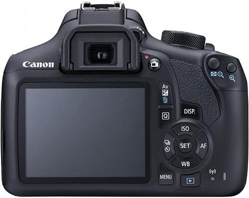 Canon EOS Rebel T6 DSLR Camera with 18-55mm Lens | 18MP APS-C CMOS Sensor, Built-In Wi-Fi & Full HD Video | For Beginners, Travel & Everyday Photography (1159C003) + Adapter EF-EOS R + Bag + 64GB Card in Saudi Arabia