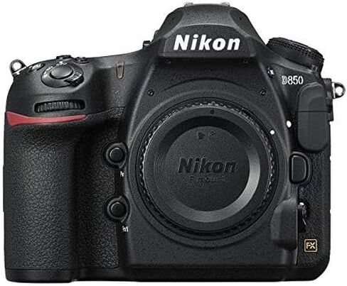 كاميرا Nikon D850 45.7MP كاملة الإطار DSLR بصيغة FX (الهيكل فقط) - (الطراز الدولي) (متجددة) in Saudi Arabia