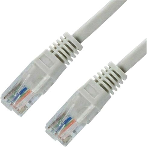 10 Pack Lot - 15ft CAT5e Ethernet Network LAN Router Patch Cable Cord Wire Gray Versatile Universal Cord Durable Reliable Replacement Part Home Appliance Upgrade Maintenance Component in Saudi Arabia