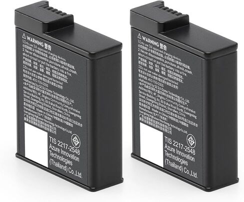 2 Pcs Original Osmo Action Extreme Battery Plus (1950 mAh) Compatible with DJI Osmo Action 6/5 Pro/ 4/3/ Osmo 360 in Saudi Arabia