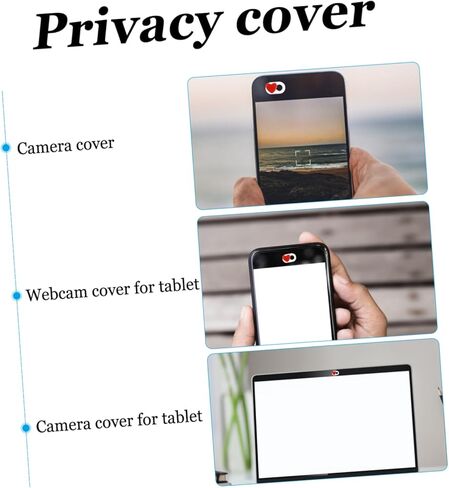 2 PCS Webcam Cover Slide with Pattern for Privacy Ultra Thin Camera Shutter for Laptop Tablet and Desktop Prevents Peeping and Ensures Security in Saudi Arabia