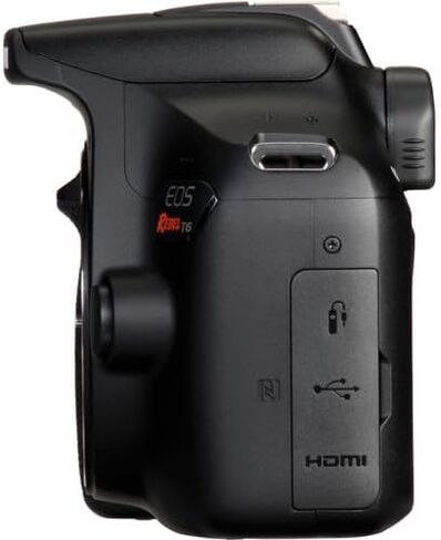 كاميرا Canon EOS Rebel T6 DSLR مع عدسة 18-55 ملم | مستشعر APS-C CMOS بدقة 18 ميجابكسل، وواي فاي مدمج وفيديو عالي الدقة | رائعة للسفر والتصوير الفوتوغرافي اليومي (1159C003) عدسة EF-S مقاس 24 مم f/2.8 STM + المزيد in Saudi Arabia