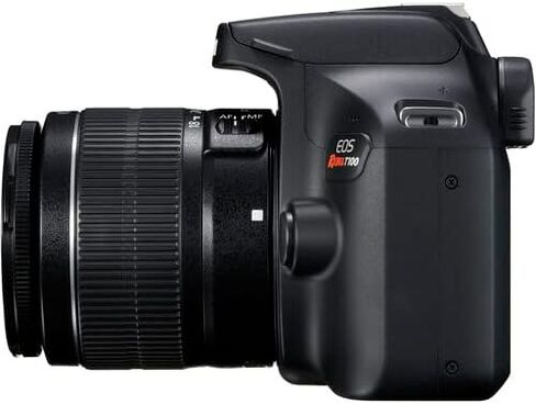 كاميرا Canon EOS Rebel T100 DSLR مع عدسة 18-55 ملم| مستشعر APS-C بدقة 18 ميجابكسل، وشبكة Wi-Fi مدمجة وفيديو عالي الدقة بالكامل| للمبتدئين والسفر والتصوير اليومي (2628C029) + عدسة EF-S مقاس 24 مم f/2.8 STM + بطاقة سعة 64 جيجابايت + المزيد in Saudi Arabia