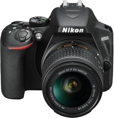 كاميرا Nikon D5600 DSLR مع عدسة AF-P DX 18-55 مم f/3.5-5.6G VR وAF-P DX 70-300 مم f/4.5-6.3G ED VR + ذاكرة 64 جيجابايت + بطارية إضافية + ضوء LED + المزيد (حزمة 26 قطعة) (متجددة) in Saudi Arabia