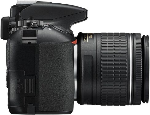 كاميرا Nikon D5600 DSLR مع عدسة AF-P DX 18-55 مم f/3.5-5.6G VR وAF-P DX 70-300 مم f/4.5-6.3G ED VR + ذاكرة 64 جيجابايت + بطارية إضافية + ضوء LED + المزيد (حزمة 26 قطعة) (متجددة) in Saudi Arabia