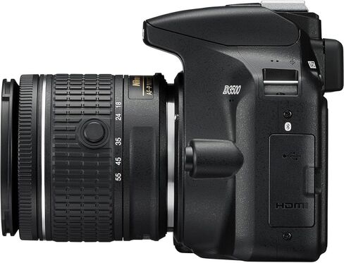 كاميرا Nikon D5600 DSLR مع عدسة AF-P DX 18-55 مم f/3.5-5.6G VR وAF-P DX 70-300 مم f/4.5-6.3G ED VR + ذاكرة 64 جيجابايت + بطارية إضافية + ضوء LED + المزيد (حزمة 26 قطعة) (متجددة) in Saudi Arabia