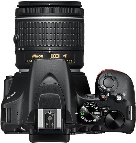 كاميرا Nikon D5600 DSLR مع عدسة AF-P DX 18-55 مم f/3.5-5.6G VR وAF-P DX 70-300 مم f/4.5-6.3G ED VR + ذاكرة 64 جيجابايت + بطارية إضافية + ضوء LED + المزيد (حزمة 26 قطعة) (متجددة) in Saudi Arabia