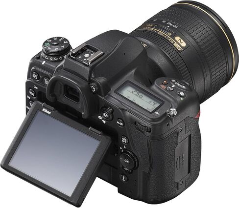 كاميرا Nikon D780 DSLR مع عدسة AF-S 24-120mm f/4G ED VR وعدسة 500 مم + ذاكرة 64 جيجابايت + بطارية إضافية + فلاش تابع + مرشحات + حامل ثلاثي القوائم + المزيد (حزمة 33 قطعة) (متجددة) in Saudi Arabia