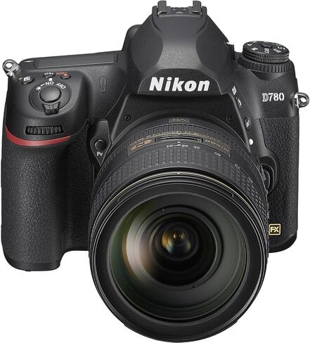 كاميرا Nikon D780 DSLR مع عدسة AF-S 24-120mm f/4G ED VR وعدسة AF-S 50mm f/1.8G + ذاكرة 64 جيجابايت + غطاء محرك السيارة + بطارية إضافية + مرشحات + حامل ثلاثي القوائم + المزيد (حزمة 35 قطعة) (متجددة) in Saudi Arabia