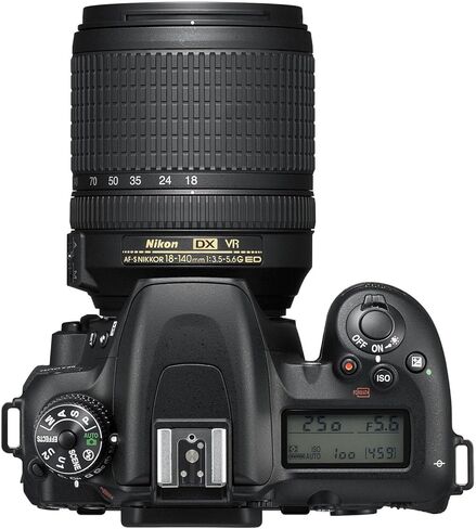 Nikon D7500 DSLR Camera with AF-S DX NIKKOR 18-140mm f/3.5-5.6G ED VR Lens + 128 GB Memory + Extra Battery + Camera Case + Tripod + More (22pc Bundle) (Renewed) in Saudi Arabia