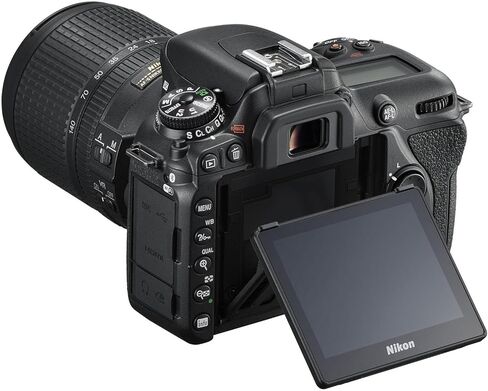 Nikon D7500 DSLR Camera with AF-S DX NIKKOR 18-140mm f/3.5-5.6G ED VR Lens + 128 GB Memory + Extra Battery + Camera Case + Tripod + More (22pc Bundle) (Renewed) in Saudi Arabia