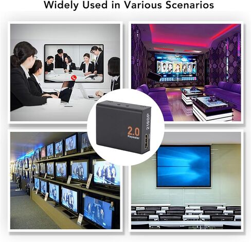 موسع Tangxi 4K 60 هرتز، 2.0 مكرر مع عرض النطاق الترددي 18 جيجابت في الثانية، مكرر إشارة واجهة الوسائط المتعددة عالية الدقة، نطاق 98.4 قدم in Saudi Arabia