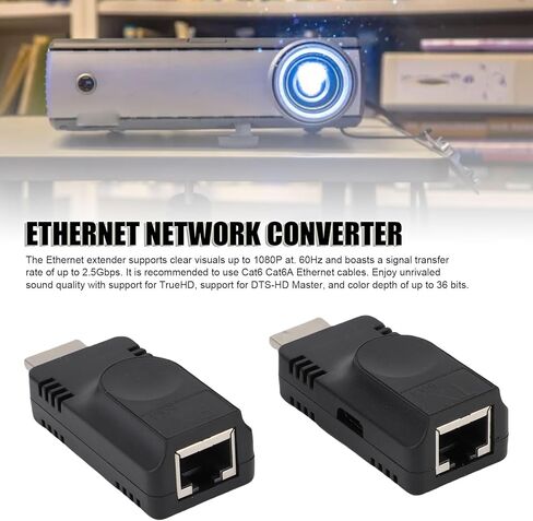 موسع واجهة الوسائط المتعددة عالي الدقة، عبر Cat5e 6 1080P واحد. مسافة نقل 60 هرتز 196.85 قدم إلى موسع RJ45، مثالية للتلفزيون عالي الدقة والكمبيوتر الشخصي وجهاز العرض in Kuwait