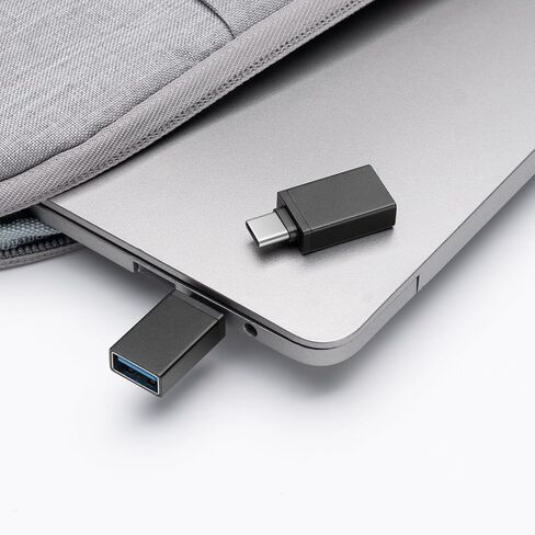 Adapter USB-C Male to USB Female 2 Pack，Electronic Adapter for OTG、Charging、Data Transfer and Extension Cables，Compatible with Phones,Computers,Keyboards,etc. in Saudi Arabia