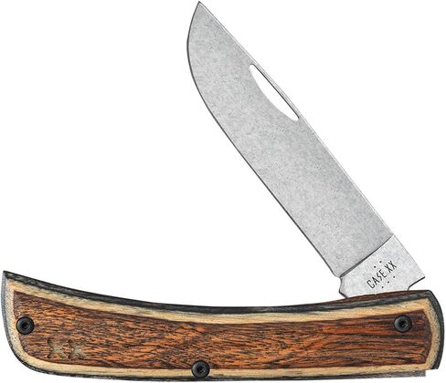 Case XX WR سكين جيب Crossroads EDC Sod Buster Jr شفرة خشب بني/أخضر S35VN رقم الصنف 66381 - (XR10137 S35VN) الطول مغلق: 3 5/8 بوصة in Saudi Arabia