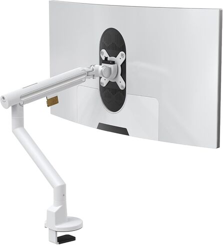 Monitor Arm Stand, 24 to 43 Inch Single Monitor Mount, C Clamp Only, Mechanical Spring Desk Mount, Holds 6.6-26.4 lbs, Fit 75x75/100x100 VESA,(Black) in Saudi Arabia