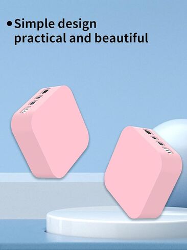 Case for Mac Mini M4/Mac Mini M4 Pro Desktop Computer, Sillence Material,Shock-Absorbing and Anti Drop Protection Soft Half Shell,Pink. in Saudi Arabia