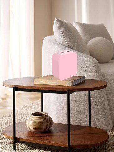 Case for Mac Mini M4/Mac Mini M4 Pro Desktop Computer, Sillence Material,Shock-Absorbing and Anti Drop Protection Soft Half Shell,Pink. in Saudi Arabia
