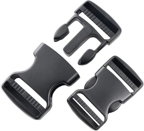 إبزيم سريع التحرير 1.5 بوصة، 1.5 بوصة حقيبة ظهر بديلة من البلاستيك مشبك أبازيم مشبك 2 عبوة لحقيبة حزام المظلة in Kuwait