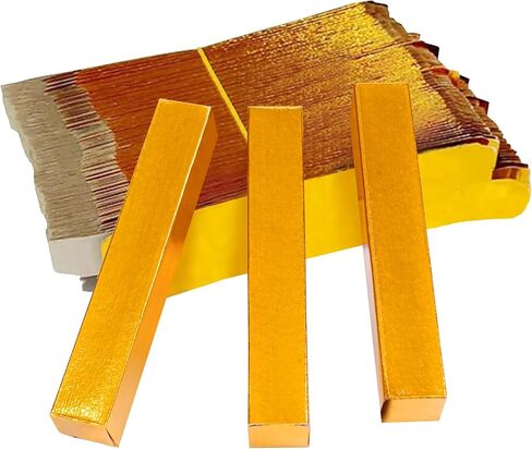 Ancestor Money-50 Pcs Chinese Joss Paper Gold Bar, Ancestor Money to burn, Sacrificial Supplies for Worshiping Ancestor Funeral Qingming Festival Hungry Ghost Festival Hungry Ghost Festival in Saudi Arabia