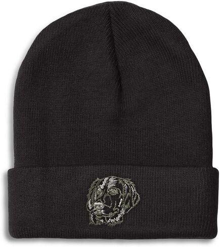 Custom Beanies for Men Golden Retriever Dog Face Skull Cap Winter Hats Women Acrylic One Size in Kuwait