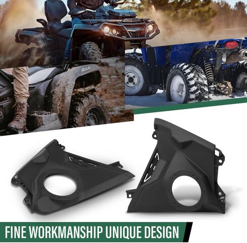 GRAND ORANGE Front Dash 6.5" Speaker Panel Compatible with Can-Am Maverick R 2024+ All Models Fit Can-Am Maverick R Max 2025+ Black in Saudi Arabia