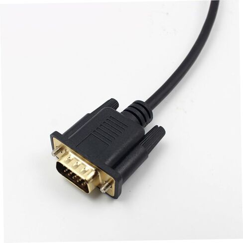 Displayport to Vga Male to Male Cable Gold Plated Connector High Definition Video Cord for Monitor Projector Reliable Shielded Conversion in Saudi Arabia