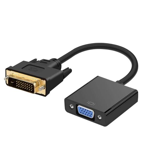 Homoyoyo Dvi ذكر إلى Vga أنثى محول كابل Dvi إلى Vga محول تلفزيون كمبيوتر محمول متوافق in Saudi Arabia