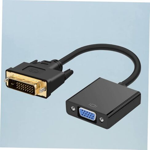 Homoyoyo Dvi ذكر إلى Vga أنثى محول كابل Dvi إلى Vga محول تلفزيون كمبيوتر محمول متوافق in Saudi Arabia