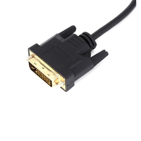 محول فيديو Housoutil Dvi ذكر إلى Vga أنثى عالي الوضوح من Dvi-d إلى كابل Vga لأجهزة الكمبيوتر المحمولة وأجهزة التلفزيون ونقل الإشارة الثابتة باللون الأسود in Kuwait