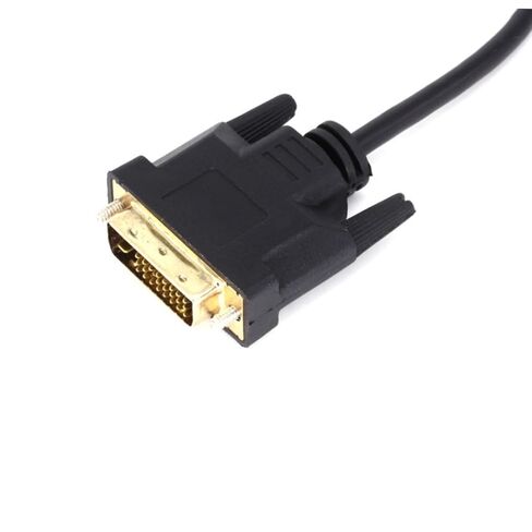 محول فيديو Housoutil Dvi ذكر إلى Vga أنثى عالي الوضوح من Dvi-d إلى كابل Vga لأجهزة الكمبيوتر المحمولة وأجهزة التلفزيون ونقل الإشارة الثابتة باللون الأسود in Kuwait