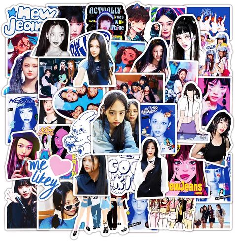 60pcs Idol Katseye Stickers for Teens, Sticker for Water Bottle,Laptop,Waterproof Vinyl Decals for Teen Adult Party Supply Favor Decor (D) in Saudi Arabia
