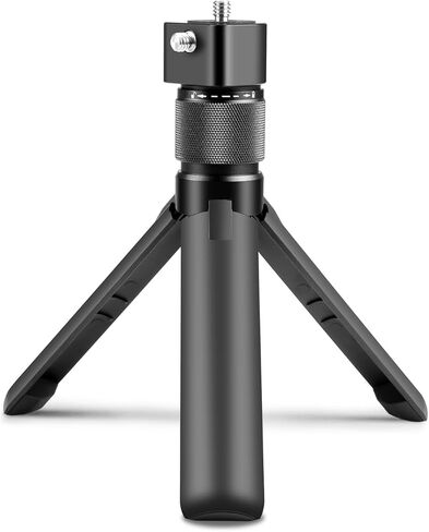 PULUZ Bullet Time Handle Tripod، قبضة دوارة 360 درجة مع خيط 1/4 بوصة، عصا سيلفي مدمجة وحامل ثلاثي القوائم على الطاولة لـ Insta360 X5/X4/X3/ONE RS/ONE X2، GoPro Hero 13/12/11/10، DJI Osmo Pocket 3 in Saudi Arabia