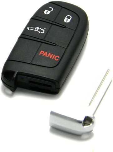 Mopar OEM 4-Button Keyless Entry Smart Proximity Remote Key Fob لـ 2011-2018 Chrysler 300 (بلاستيك أسود، سيارة ركاب) in Kuwait